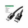 Кабель мультимедійний DisplayPort M to DisplayPort M 1.5m V1.4 braided DP114 black Ugreen (80391) - Image 3