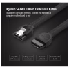 Кабель для передачі даних SATA 3 Data Cable 0.5m US217 Black Ugreen (30796) - Image 3