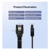 Кабель для передачи данных SATA 3 Data Cable 0.5m US217 Black Ugreen (30796) - Image 10