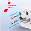 Переходник Canyon Travel Adapter OnTour One EU/UK/US/AUS White (CNS-TA1005W) - Image 7