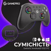 Геймпад GamePro із зарядною станцією BT 5.3/USB/2.4 ГГц (Switch/PC/iOS/Android) RGB Black (GPX13BDOC) - Image 4