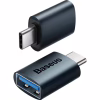Перехідник OTG USB 3.1 AF to USB-C blue Baseus (ZJJQ000003) - Image 3