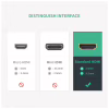 Перехідник HDMI F to HDMI F 4K 60Hz black Ugreen (20107) - Image 3