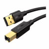 Кабель для принтера USB 2.0 AM/BM 2.0m black Ugreen (20847) - Image 2