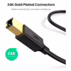 Кабель для принтера USB 2.0 AM/BM 2.0m black Ugreen (20847) - Image 3