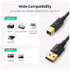 Кабель для принтера USB 2.0 AM/BM 2.0m black Ugreen (20847) - Image 5
