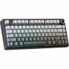Клавиатура Aula F75 Gasket Reaper Switch Hot-Swap RGB Bluetooth/Wireless/USB UA Black/Grey (6948391209913) - Image 2