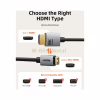 Кабель мультимедійний HDMI mini M to HDMI M 3.0m 8K60Hz Cabletime (CA915866) - Image 6