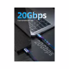 Дата кабель USB-C to USB-C 2.0m 100W USB3.1 20Gbps 4K60Hz Cabletime (CA914234) - Image 4