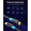 Кабель мультимедійний HDMI M to HDMI M 15.0m 4K30Hz black Vention (AACBN) - Image 10