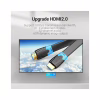 Кабель мультимедийный HDMI M to HDMI M 1.0m 4K60Hz flat black Vention (AAKBF) - Image 4
