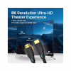 Кабель мультимедійний HDMI M to HDMI M 2.0m 8K60Hz cotton braided black Vention (AAUBH) - Image 3