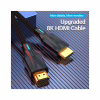 Кабель мультимедійний HDMI M to HDMI M 5.0m 8K60Hz cotton braided black Vention (AAUBJ) - Image 2