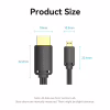 Кабель мультимедийный HDMI M to HDMI micro M 1.0m 4K60Hz black Vention (AGIBF) - Image 3