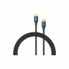 Кабель мультимедийный HDMI M to HDMI M 5.0m 8K60Hz cotton braided blue Vention (ALGLJ) - Image 2