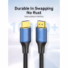 Кабель мультимедийный HDMI M to HDMI M 5.0m 8K60Hz cotton braided blue Vention (ALGLJ) - Image 3