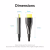 Кабель мультимедийный HDMI M to HDMI M 30.0m 4K60Hz fiber optic black Vention (ALSBT) - Image 12