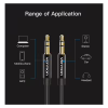 Кабель мультимедийный 3.5mm M to 3.5mm M 1.0m fabric black Vention (BAGBF) - Image 7
