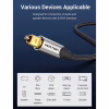Кабель мультимедийный Optical Toslink 1.0m gray Vention (BAVHF) - Image 8