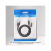 Кабель мультимедійний 2xRCA M to 2xRCA M 1.5m black Vention (BCMBG) - Image 3