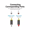 Кабель мультимедійний 2xRCA M to 2xRCA M 1.5m black Vention (BCMBG) - Image 6