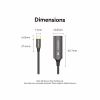 Кабель мультимедийный USB-C to DisplayPort M 0.25m 8K black Vention (CRGBC) - Image 6