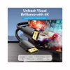 Кабель мультимедійний DisplayPort M to DisplayPort M 1.0m 4K60Hz black Vention (HAKBF) - Image 2