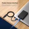 Дата кабель USB 3.0 AM/AF 0.5m black Vention (CBHBD) - Image 4