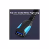 Дата кабель USB 3.0 AM/AF 2.0m flat black Vention (VAS-A13-B200) - Image 3