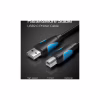 Кабель для принтера USB 2.0 AM/BM 1.0m black Vention (VAS-A16-B100) - Image 2