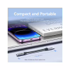 Переходник Lightning to 3.5mm 0.1m cotton braided aluminum gray Vention (BMBHA) - Image 6