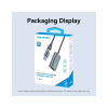 Перехідник USB-C + USB A to RJ45 Ethernet 1000Mbps 0.15m aluminum gray Vention (CFQHB) - Image 3