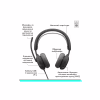 Навушники Logitech Zone Wired 2 USB Graphite (981-001619) - Image 6