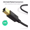 Кабель для принтера USB 2.0 AM/BM 1.5m Black Ugreen (10350) - Image 2
