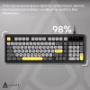 Клавіатура Ajazz AF98 USB UA Black/Grey/Yellow (AF98-BGY) - Image 8