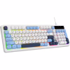 Клавіатура Ajazz AF98 USB UA White/Blue (AF98-GB) - Image 2