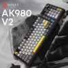 Клавиатура Ajazz AK980 V2 Gift Switch V2 Wireless/Bluetooth/USB UA Black/Grey/Yellow (AK980-V2-G-BGY) - Image 7