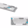 Клавіатура GamePro Asgard Drakkar Keychron Super Red Switch Wireless/Bluetooth/USB UA White (MK305WH) - Image 4