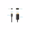 Кабель мультимедийный USB-C to HDMI M 2.0m 4K 60Hz black Vention (CRIBH) - Image 2