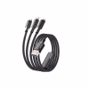 Дата кабель USB 2.0 AM to Lightning + Micro 5P + USB-C 1.2m 100W Essager (EXCMTL-JJ01-P) - Image 2