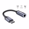 Перехідник USB-C M to 3.5mm F 0.12m gray Essager (EZJE01-0G) - Image 2