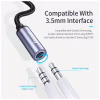 Переходник USB-C M to 3.5mm F 0.12m gray Essager (EZJE01-0G) - Image 4