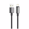 Дата кабель USB 2.0 AM to Lightning 1.0m 3A zinc alloy braided black ColorWay (CW-CBUL098-BK) - Image 3