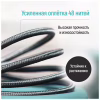 Дата кабель USB 2.0 AM to Lightning 1.0m 3A zinc alloy braided black ColorWay (CW-CBUL098-BK) - Image 8