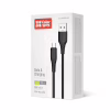 Дата кабель USB 2.0 AM to Micro 5P 1.0m 3A textured PVC black ColorWay (CW-CBUM094-BK) - Image 5