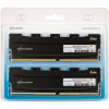 Модуль пам'яті для комп'ютера DDR4 16GB (2x8GB) 3200 MHz Black Kudos eXceleram (EKBLACK4163222AD) - Image 2