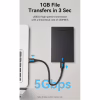 Карман внешний Vention 2.5" HDD/SSD USB 3.0 Micro-B Black (KPAB0) - Image 3