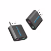 Звукова плата Vention Audio USB 2х3,5mm jack Metal (VAB-S17-B) - Image 3