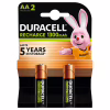 Акумулятор Duracell AA HR6 1300mAh * 2 (5000394039186 / 81367175) - Image 2