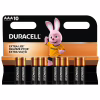 Батарейка Duracell AAA лужні 10 шт. в упаковці (5002509/5006462) - Image 2